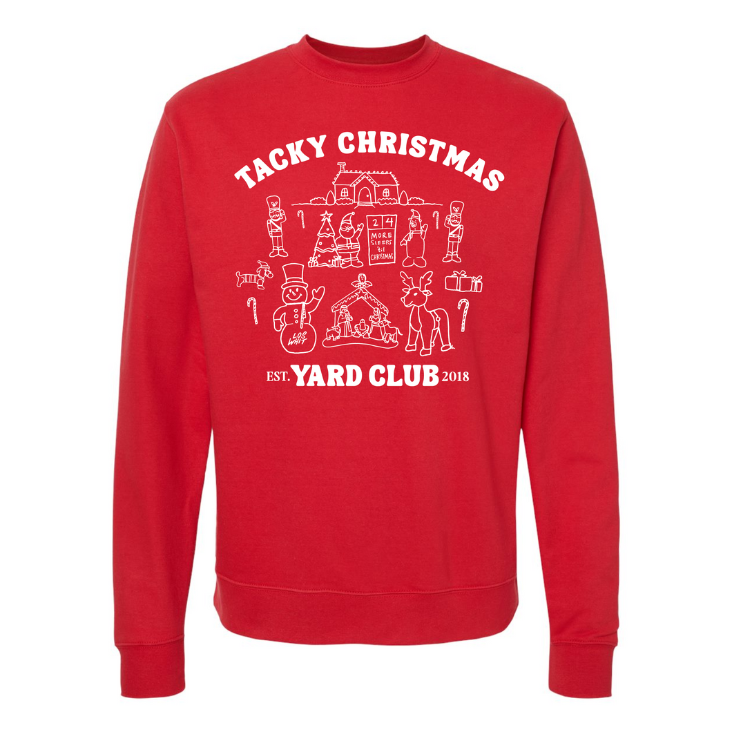 Tacky Christmas Yard Club Sweatshirt